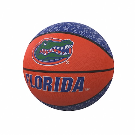 Logo Brands Florida Repeating Logo Mini-Size Rubber Basketball 135-91MR-1